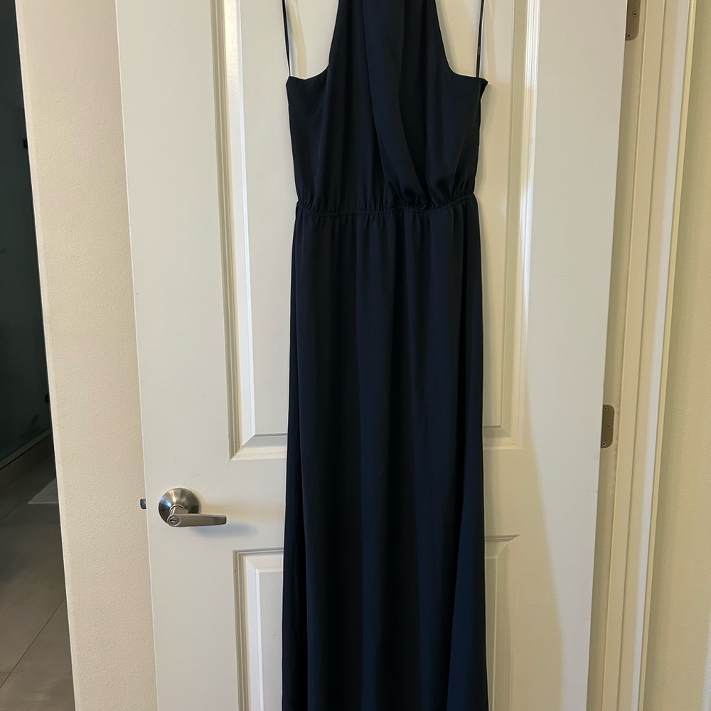 EUC Forever 21 Dark Blue Maxi Column Dress